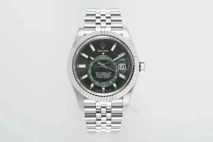View 1 of Sky-Dweller 326934 42mm ZF 1:1 Best Edition Green Dial Super Clone
