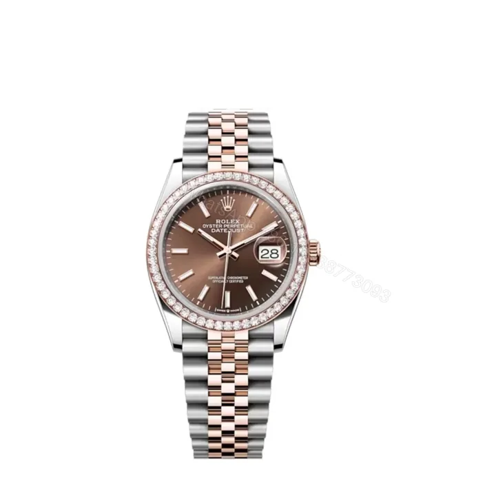View 1 of Rolex Datejust Chocolate Dial 126281RBR Jubilee 36 mm