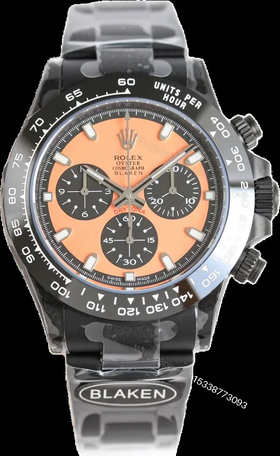 View 1 of Rolex Daytona DiW Carbono Laranja 40mm Black Oyster ROLEX-DAYTONA-CARBON-ORG-40