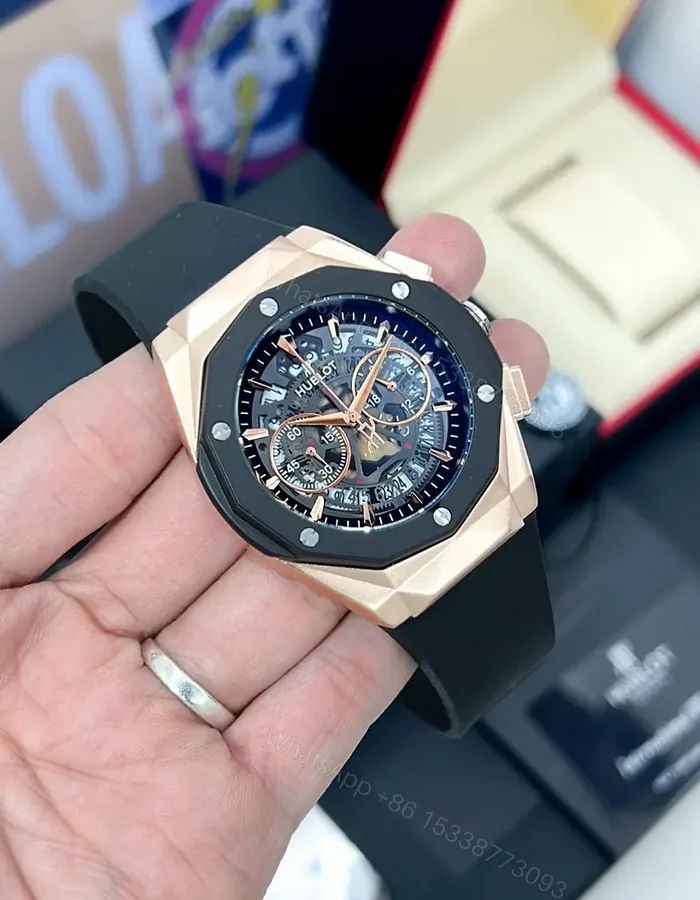 View 1 of Hublot Big Bang Diamond Cut Chronograph Limited Edition Skeleton Dial