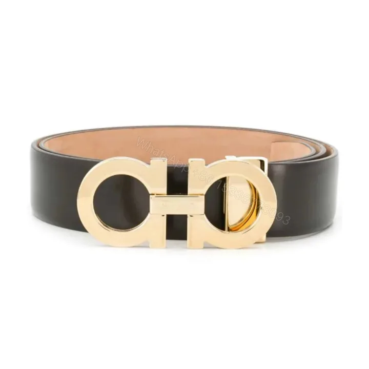 View 1 of SALVATORE FERRAGAMO DOUBLE GANCIO BELT – B29