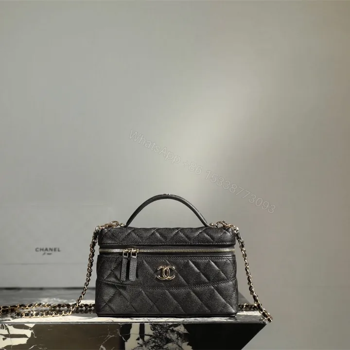 View 1 of 高仿Chanel*25C系列AP4385新款盒子包小球紋牛皮免檢版