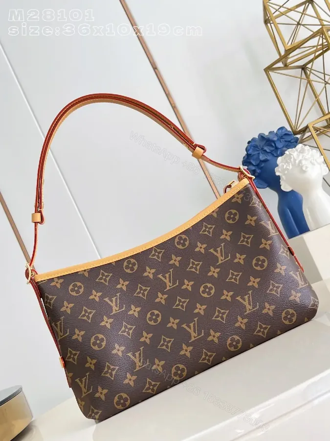 View 1 of Monogram Crossbody: Modern Luxe, Compact Everyday Bag
