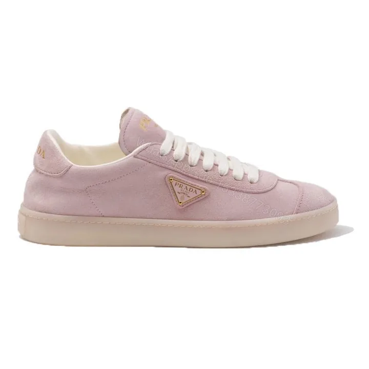 View 1 of PRADA SUEDE SNEAKERS ALABASTER PINK – PRD081