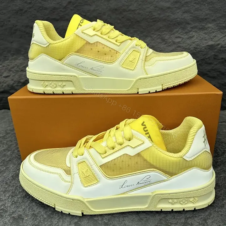 View 1 of Citrine Textured Luxe Sneaker - Bold Everyday Style