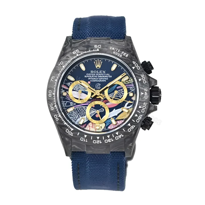 View 1 of Rolex Daytona Cosmograph Color Fish Pattern Dial 2071401 Replica