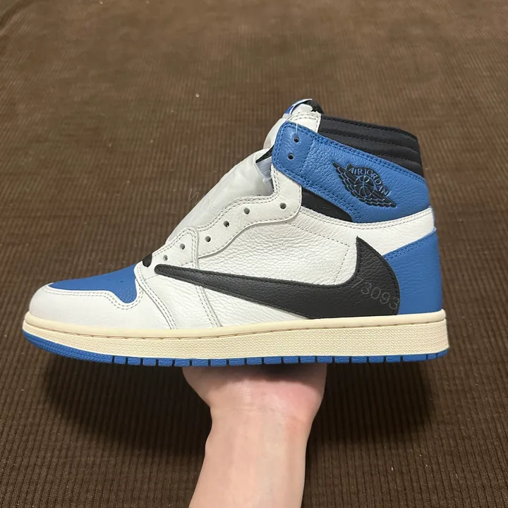 View 1 of Jordan 1 Retro High OG SP Fragment x Travis Scott