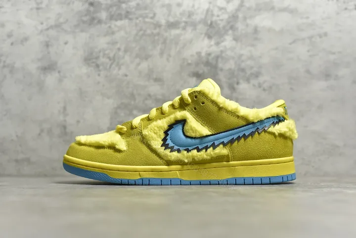 View 1 of Nike SB Dunk Low Grateful Dead Yellow Bears Reps