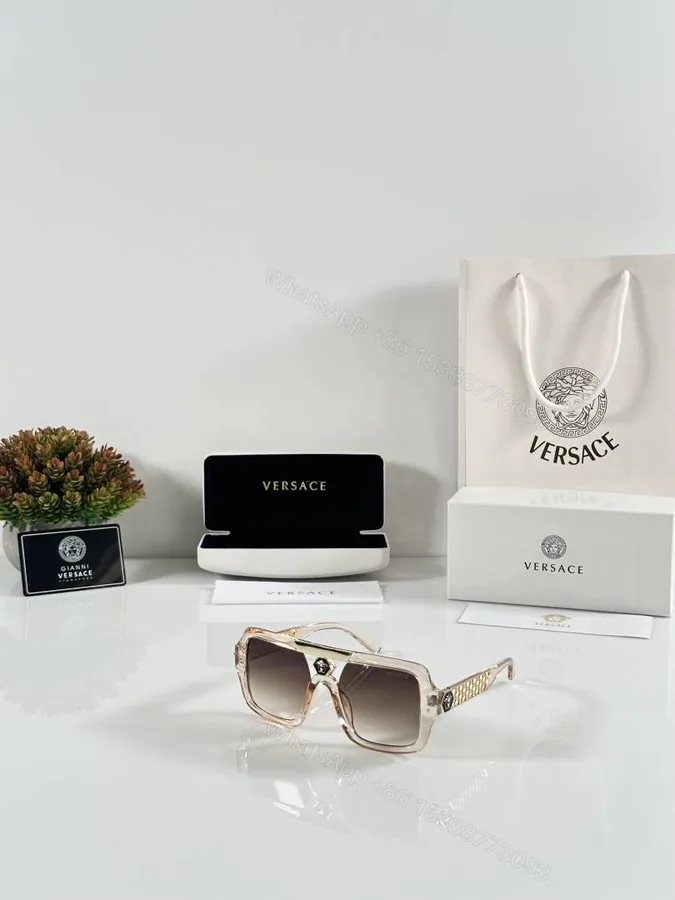 View 1 of First Copy Versace 215 Water Brown Sunglasses