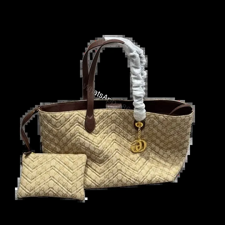 View 1 of Gucci AAAA GG Marmont Large Tote Bag 855392