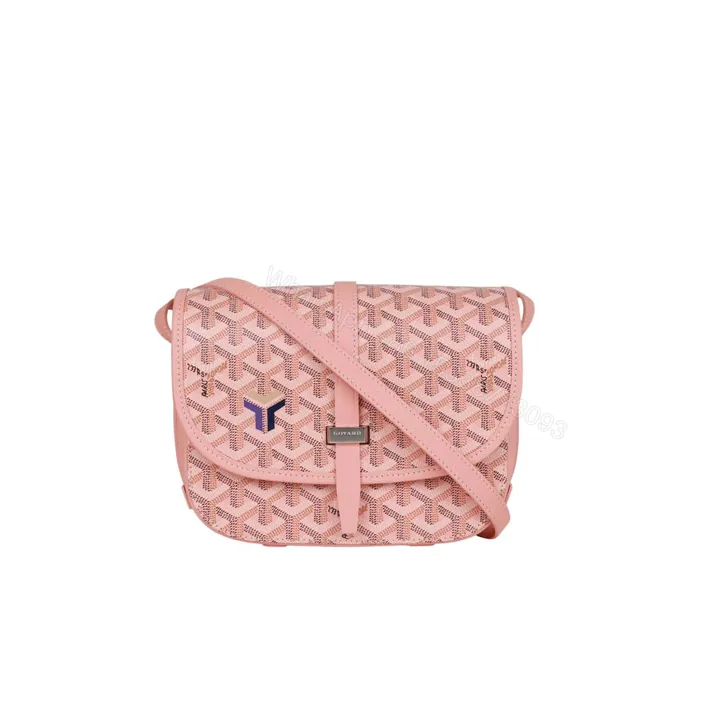 View 1 of GOYARD BELVEDERE PM BAG PINK 22CM