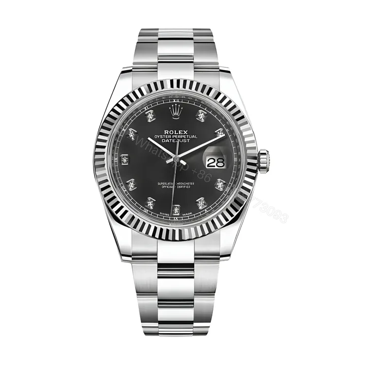 View 1 of Rolex Datejust Diamond Black Replica