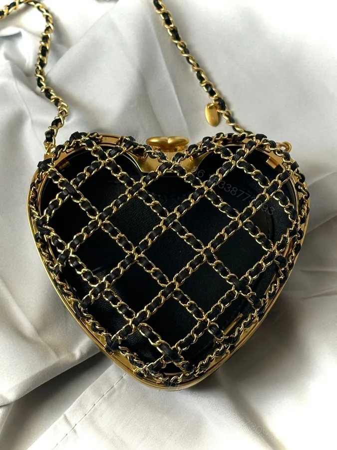 View 1 of Chanel Heart Minaudière