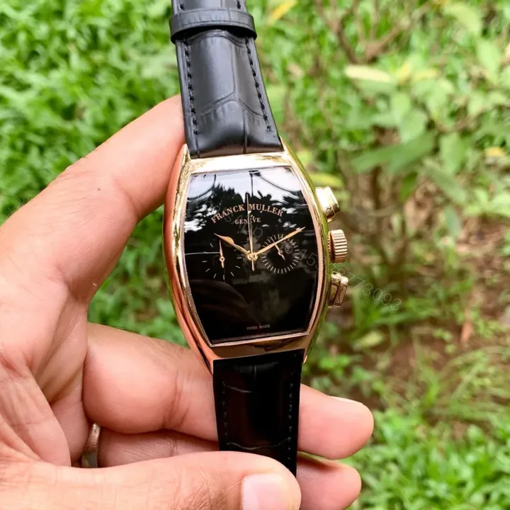 View 1 of Franck Muller Curvex X Piano Chronograph Black 40mm Quartz