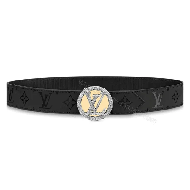 View 1 of LOUIS VUITTON LV CIRCLE PLATE 35MM REVERSIBLE BELT – B155