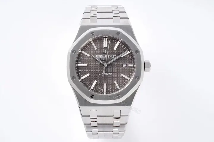 View 1 of 8F Factory Audemars Piguet Royal Oak 15400V2 – ZF Edition – Stainless Steel with Grey Dial