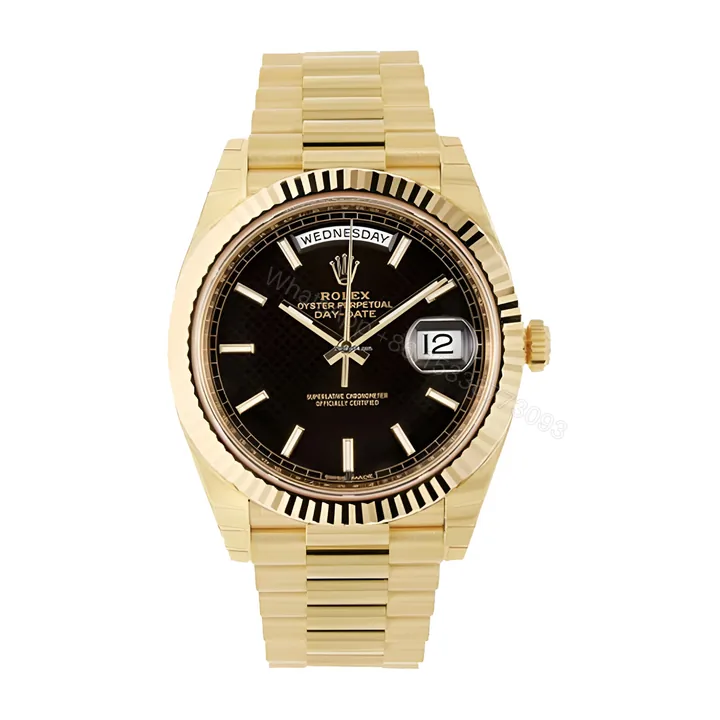 View 1 of Rolex Day-Date Gold Black 228235 EW Replica