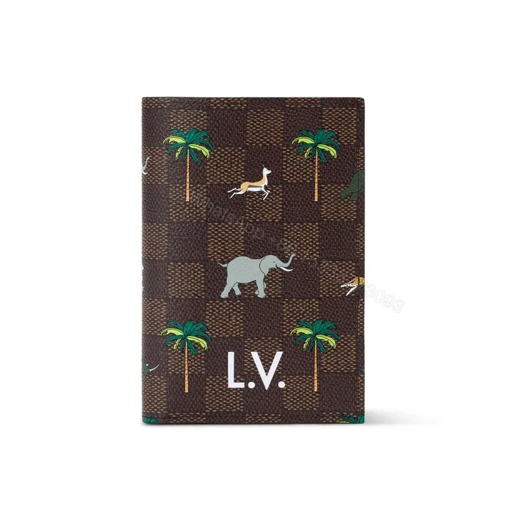 View 1 of Louis Vuitton Passport Cover The Darjeeling Limited Brown 14Cm N40872