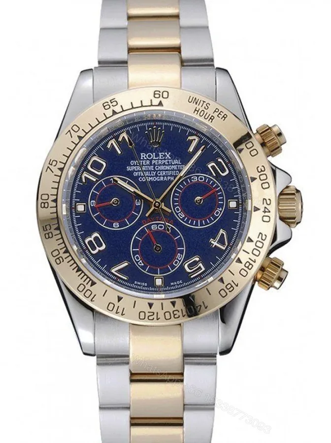 View 1 of Replica Rolex Daytona Blue Dial 1454246