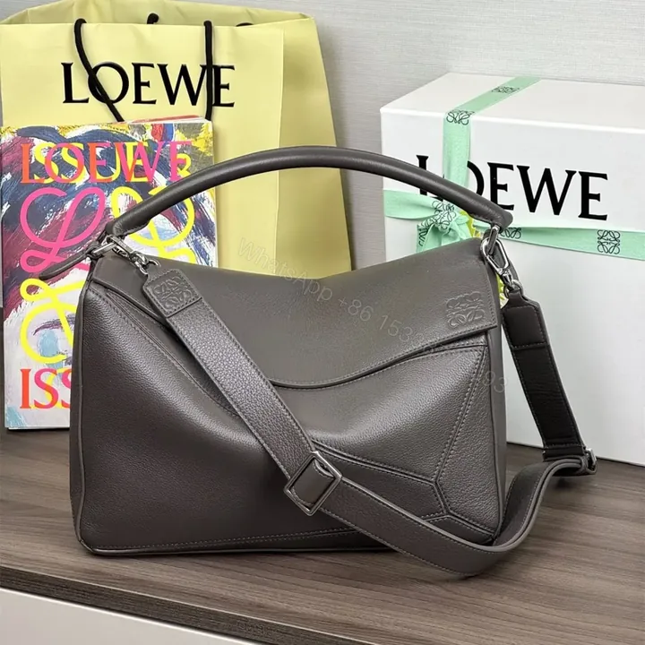 View 1 of 高仿Loewe*Puzzle系列1220單肩包深灰色大號免檢版