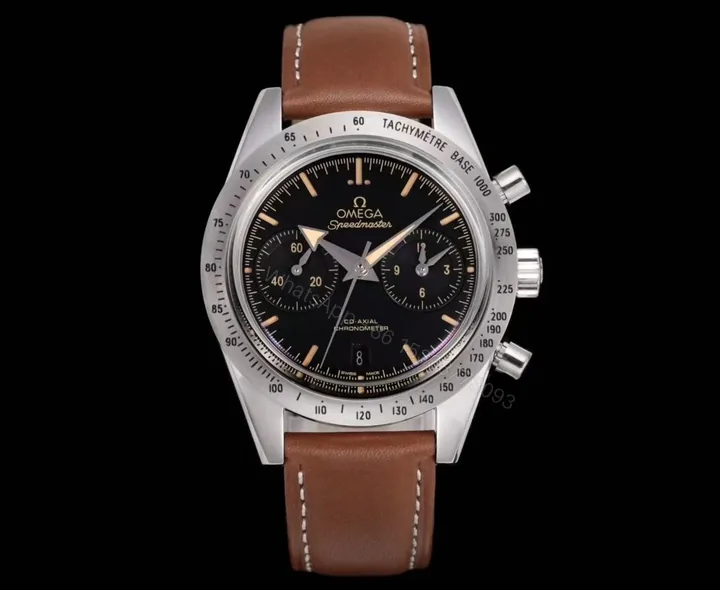 View 1 of Omega Speedmaster 57 Master Chronometer 40.5 Stainless Steel Black Dial 332.12.41.51.01.001