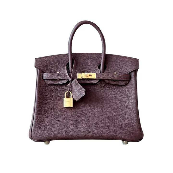 View 1 of H BIRKIN 25 TOGO CHOCOLATE GOLD HARDWARE 25CM