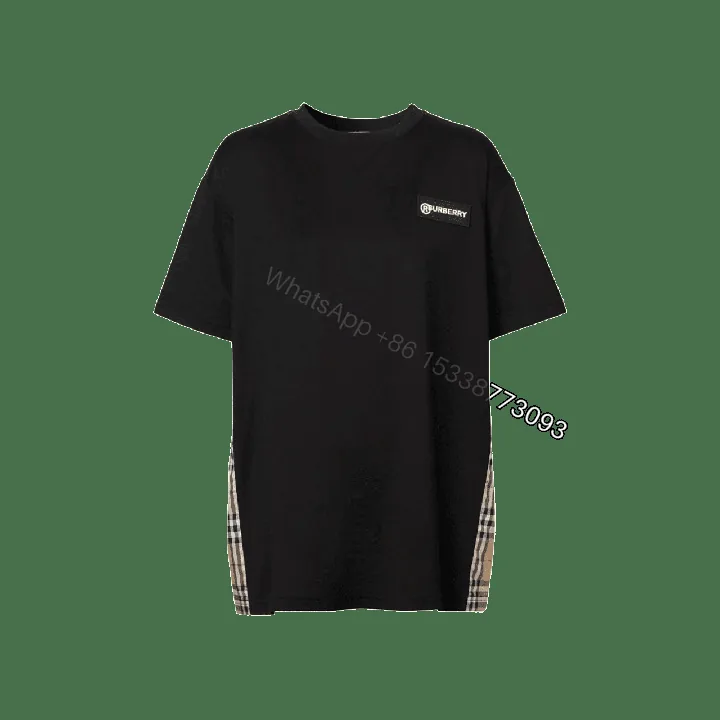 View 1 of BURBERRY VINTAGE CHECK PANEL T-SHIRT – BBR62