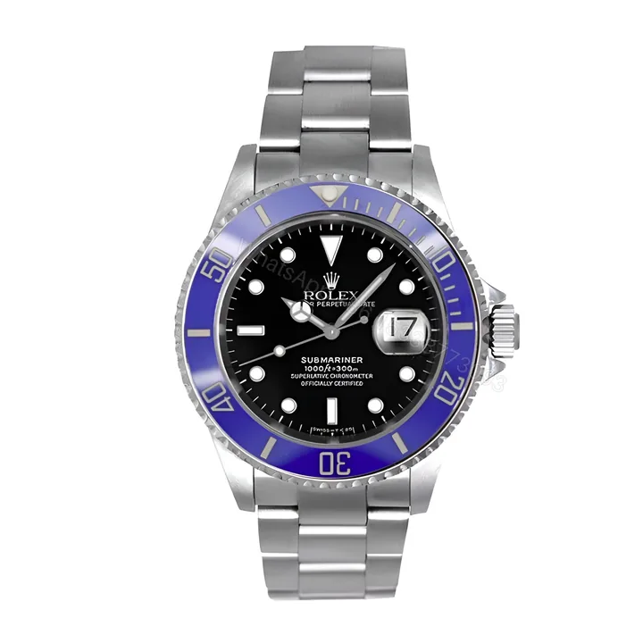 View 1 of Rolex Submariner Date 16610 Black Dial Oyster Replica