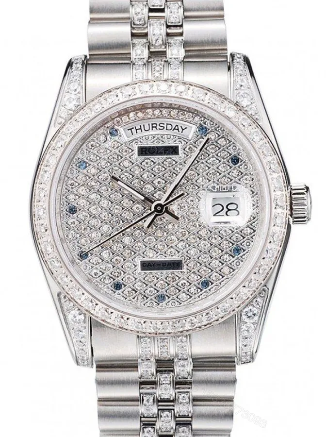 View 1 of Replica Rolex Day-Date Diamond Dial 41985 36 mm