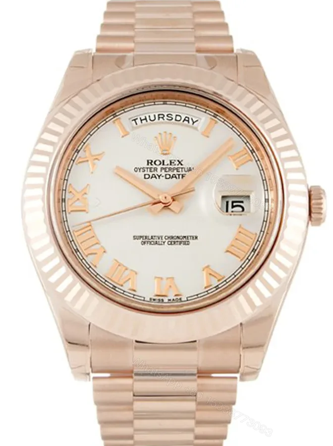 View 1 of Replica Rolex Day-Date II Ivory Dial 218235 40 mm