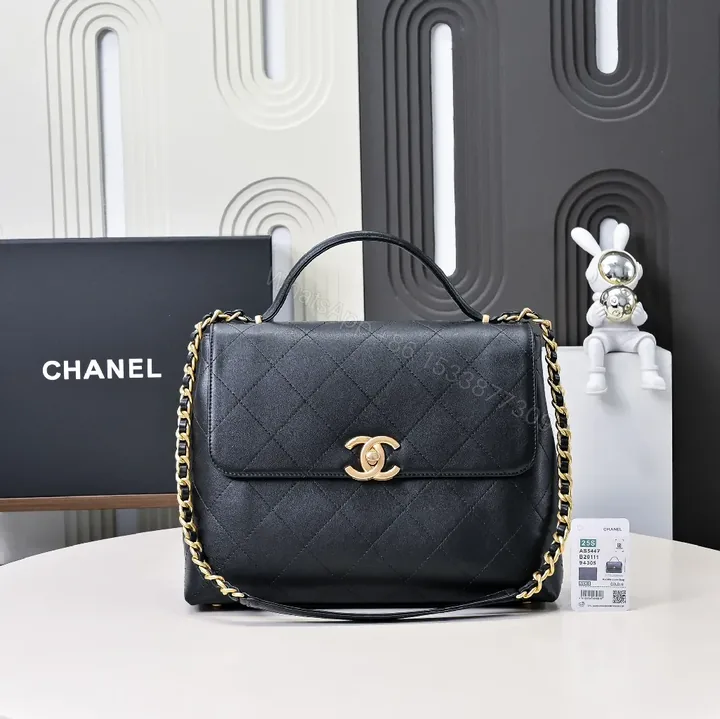 View 1 of Quilted Leather Crossbody: Timeless Luxury Everyday Bag