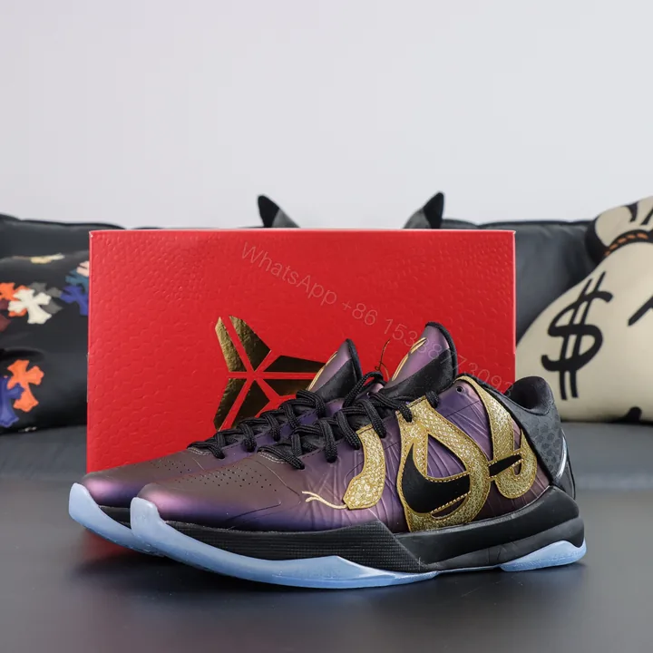 View 1 of Kobe 5 Protro “Year of the Mamba Eggplant” Reps