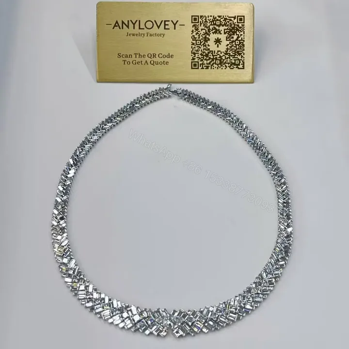 View 1 of 18K White Gold Reflection de Cartier Necklace Diamonds H7000260