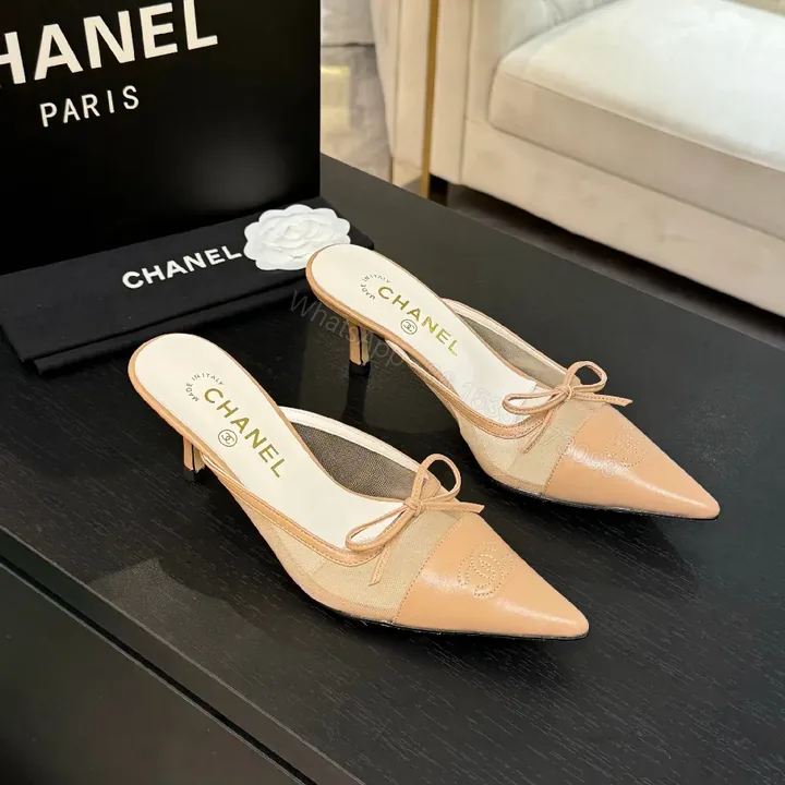 View 1 of Chic Nude-Patent Mule with Sculpted Block Heel