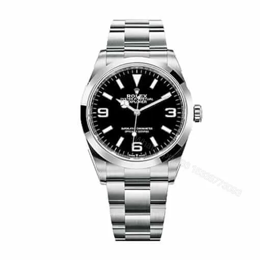 View 1 of Rolex Explorer 124270 Super Clone: 36mm Oystersteel Black Dial