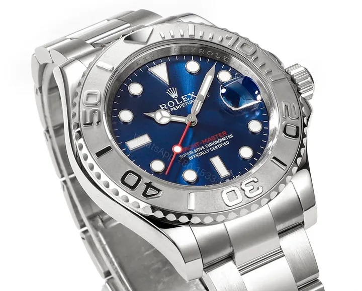 View 1 of JH Factory Clean Factory Rolex Yacht-Master 40mm Blue Dial Stainless