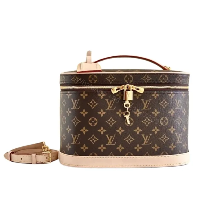 View 1 of Louis Vuitton Nice Vanity Monogram Brown And Beige 32Cm M44935