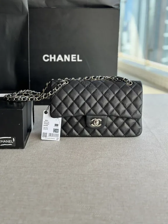 View 1 of Chic Quilted Crossbody Bag with Chain Detailing