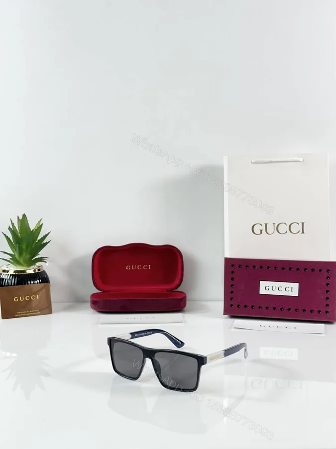 View 1 of First Copy Gucci 2203 Blue Black Sunglasses