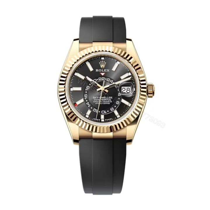 View 1 of Superclone Rolex Sky-Dweller Bright black Dial 336238