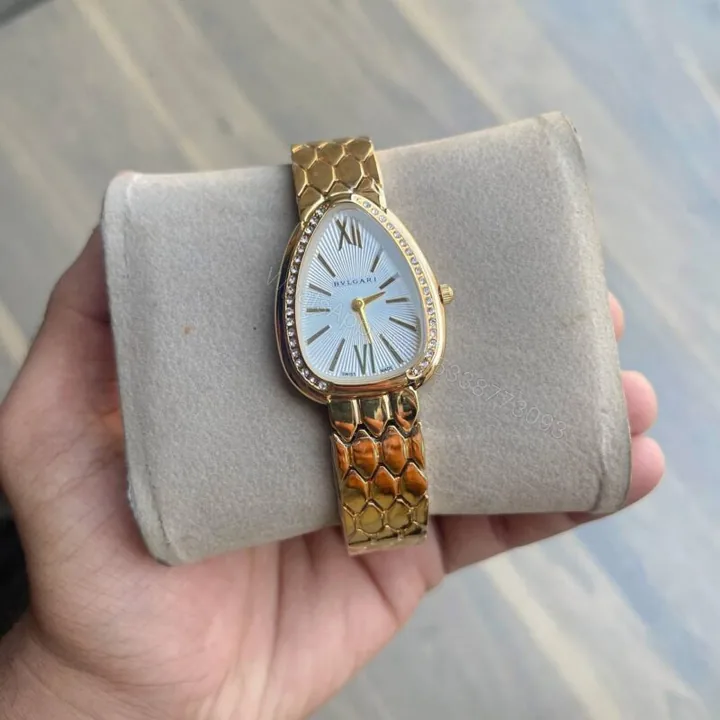 View 1 of Bvlgari Serpenti Snake Dial White-Gold (Quartz 38mm)