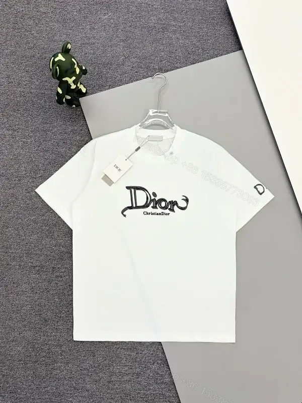 View 1 of White Cotton Tee, Minimalist Luxe, Icon Logo, Everyday Signature Tee