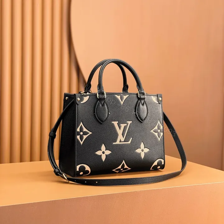 View 1 of Louis Vuitton LV On The Go PM Tote Bag Like Auth Handbags Woman’s 25cm