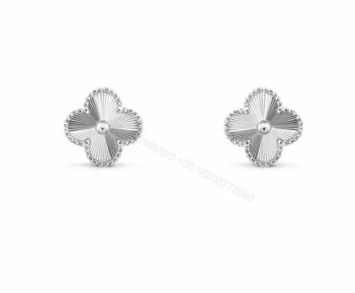 View 1 of Van Cleef & Arpels Vintage Alhambra Guilloché Earrings TJ617