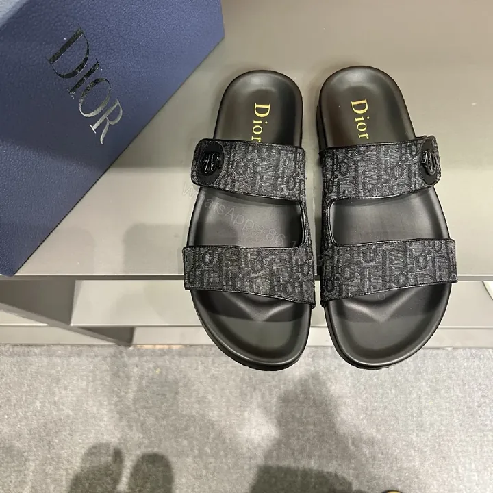 View 1 of Textured Jacquard Slip-Ons: Luxe Comfort Slides
