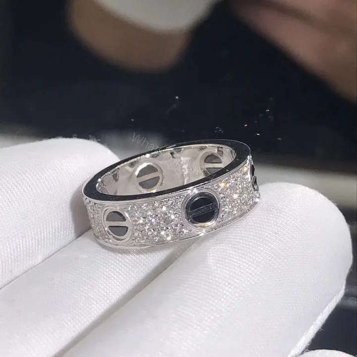 View 1 of Cartier Love ring, black ceramic