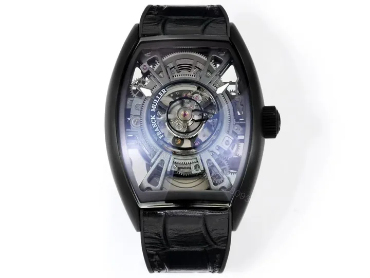 View 1 of Franck Muller RM3 Grand Central Tourbillon Replica 42MM Premium Skeleton Rose Gold Edition FM-RM3-GCT-RG-SKEL-42