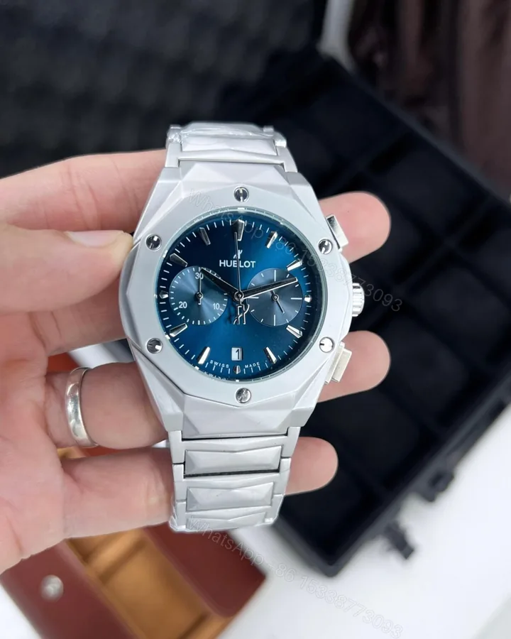 View 1 of Hublot Big Bang Midnight Blue Diamond Cut 40mm Quartz