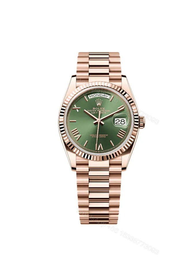View 1 of Superclone Rolex Day-Date Olive Dial 128235 36 mm