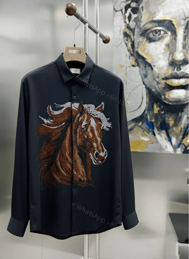 View 1 of First Copy Hermes Premium Imported Original Store Shirts for Men